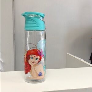 Disney Ariel Water Bottle White Blue